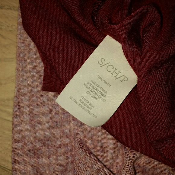 Cabi Maroon Tank top - Picture 4 of 6